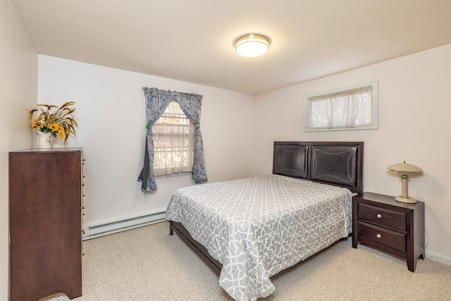 127 Separatist Rd, Mansfield, CT 06268 - bedroom with a baseboard heating unit, carpet floors, and baseboards