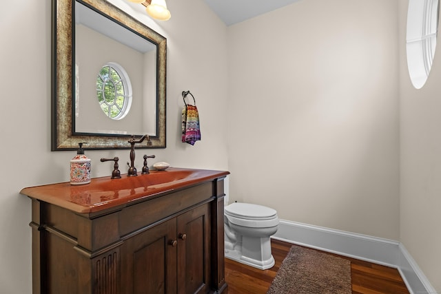 360 New London Tpke, Stonington, CT 06378 - half bath with wood finished floors and vanity