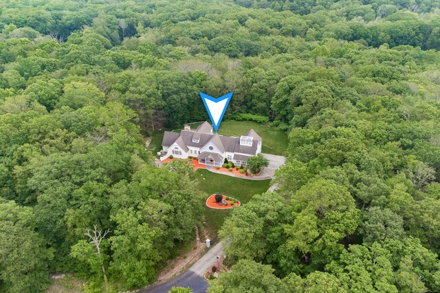 360 New London Tpke, Stonington, CT 06378 - view from above of property featuring a forest