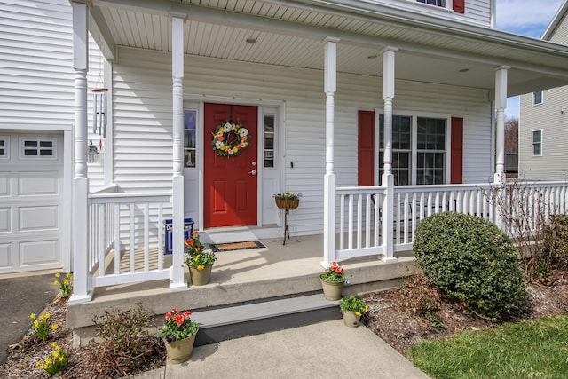 36 Barbers Way Unit 36, Hebron, CT 06248 - doorway to property with a garage and a porch