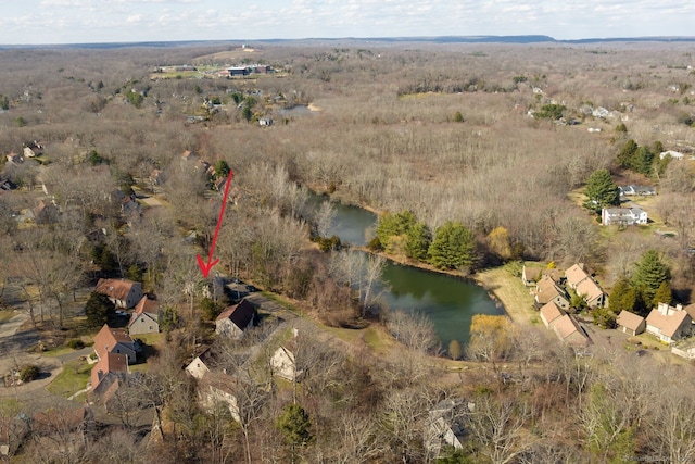 20 Copper Hill Dr Unit 20, Guilford, CT 06437 - birds eye view of property with a water view