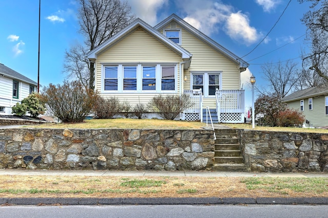 view of bungalow-style house