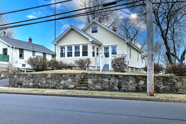 view of front of home