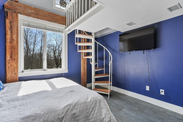5 Deerfield Rd, Wilton, CT 06897 - bedroom featuring dark wood-style floors and baseboards