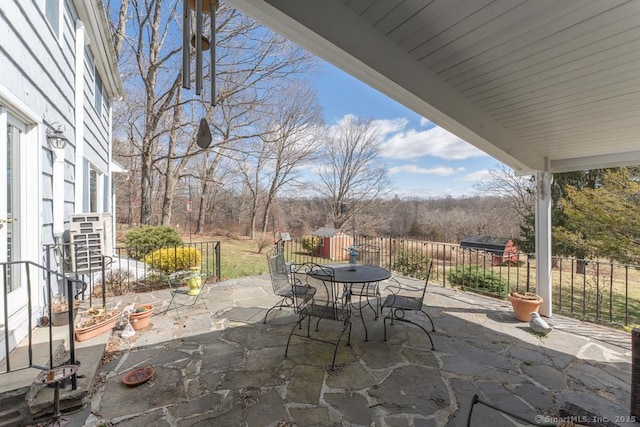 view of patio / terrace featuring outdoor dining space