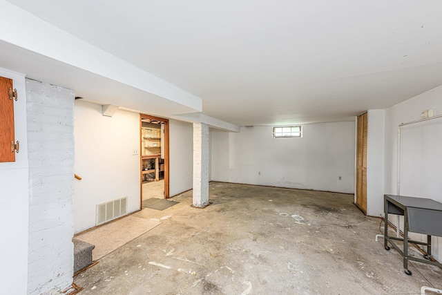 95 Vista Dr, East Haven, CT 06512 - below grade area featuring visible vents