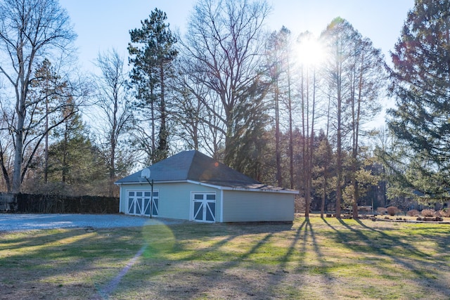 1063 Main St, South Windsor, CT 06074 - view of barn with a lawn