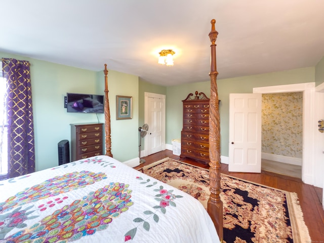 1063 Main St, South Windsor, CT 06074 - bedroom featuring wood finished floors and baseboards