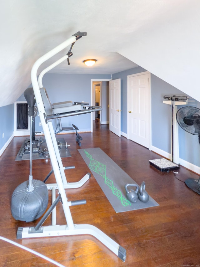 1063 Main St, South Windsor, CT 06074 - exercise area featuring wood finished floors