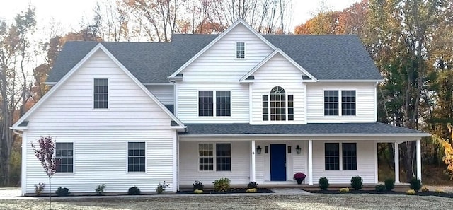 00 Long Hill Rd, Guilford, CT 06437 - traditional-style home with covered porch and roof with shingles