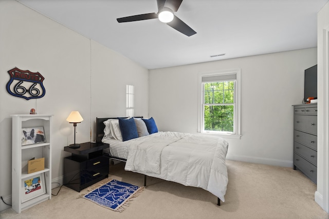 169 High Meadow Ln, Groton, CT 06355 - bedroom featuring carpet floors, baseboards, and ceiling fan