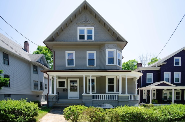 93 Broad St, Norwich, CT 06360 - view of front facade featuring covered porch