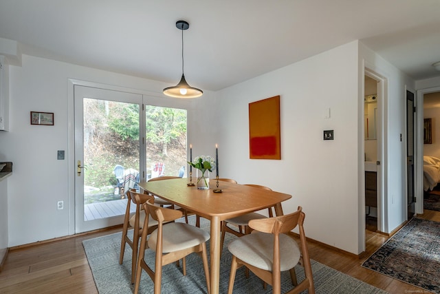 15 Echo St, Salisbury, CT 06068 - dining area with light wood-style floors