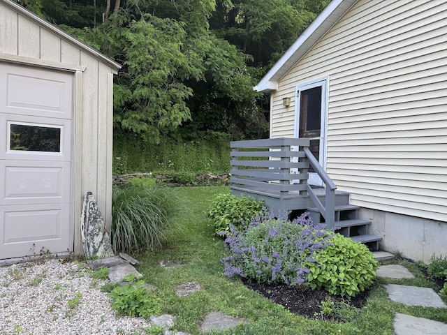 15 Echo St, Salisbury, CT 06068 - view of yard with a deck