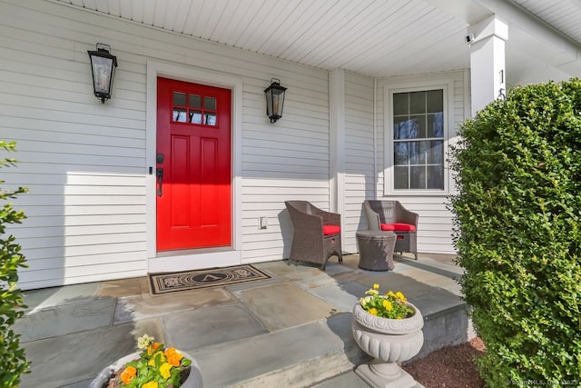 158 N Seir Hill Rd, Norwalk, CT 06850 - doorway to property with covered porch