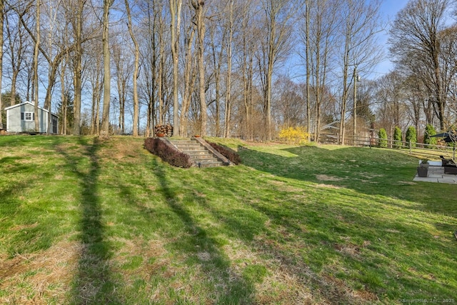 158 N Seir Hill Rd, Norwalk, CT 06850 - view of yard featuring an outdoor structure and fence