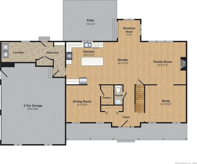 1481 Marion Rd, Cheshire, CT 06410 - home floor plan