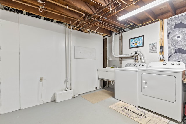 8 Dean Rd, East Lyme, CT 06333 - washroom featuring washing machine and dryer