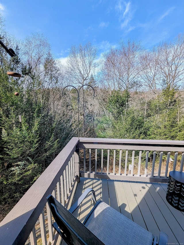 374 Heritage Vlg Unit C, Southbury, CT 06488 - view of wooden terrace