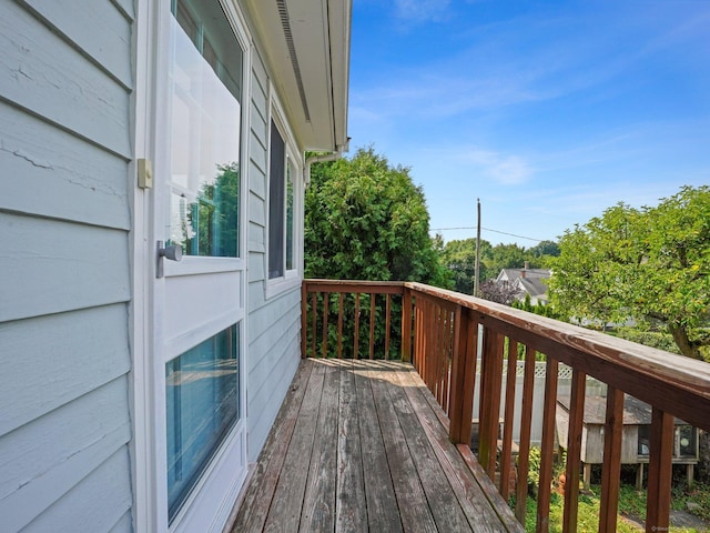 view of deck