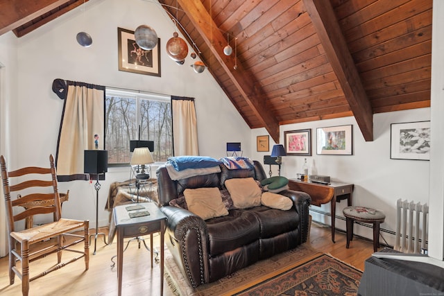 162 Hattertown Rd, Newtown, CT 06470 - living area featuring wood finished floors and wood ceiling