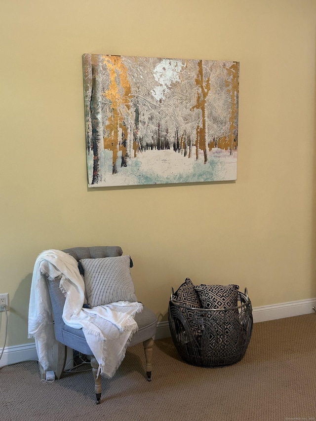 21 Autumn Cir, Rocky Hill, CT 06067 - sitting room with baseboards and carpet