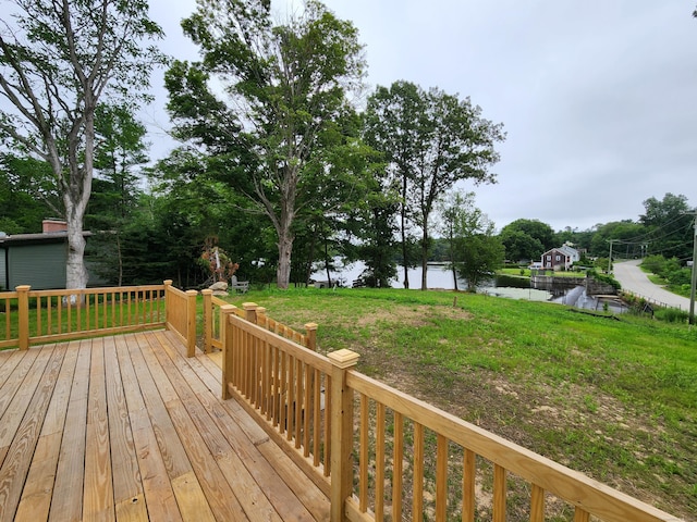 154 Falls Rd, East Haddam, CT 06469 - deck with a water view