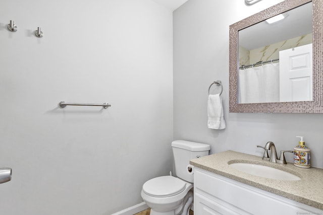 10 Bidwell Ter, Middletown, CT 06457 - full bathroom with toilet, vanity, and a shower with shower curtain
