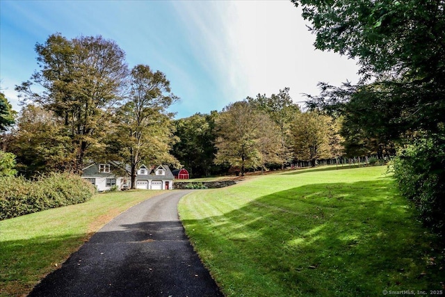 view of street with driveway