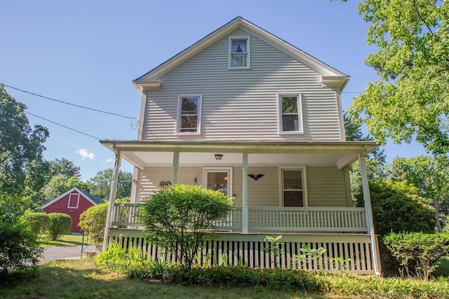 26 Seminary Rd, Simsbury, CT 06070 - view of front of property featuring covered porch