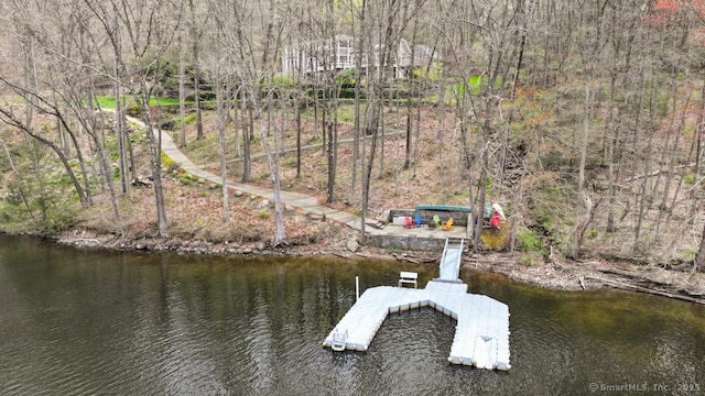 224 Tepi Dr, Southbury, CT 06488 - view of dock featuring a water view