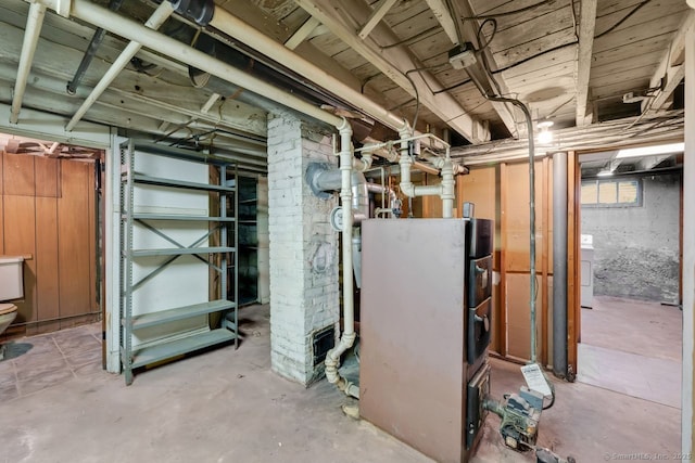 134 Saint Charles St, West Hartford, CT 06119 - basement featuring freestanding refrigerator and washer / clothes dryer
