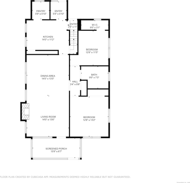 134 Saint Charles St, West Hartford, CT 06119 - floor plan / room layout