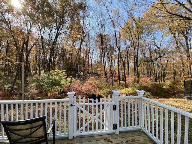 21 White Birch Rd, Redding, CT 06896 - view of wooden deck