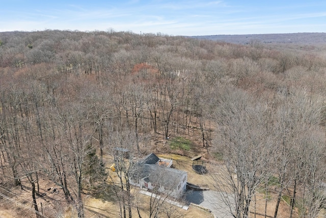 21 White Birch Rd, Redding, CT 06896 - aerial view featuring a wooded view