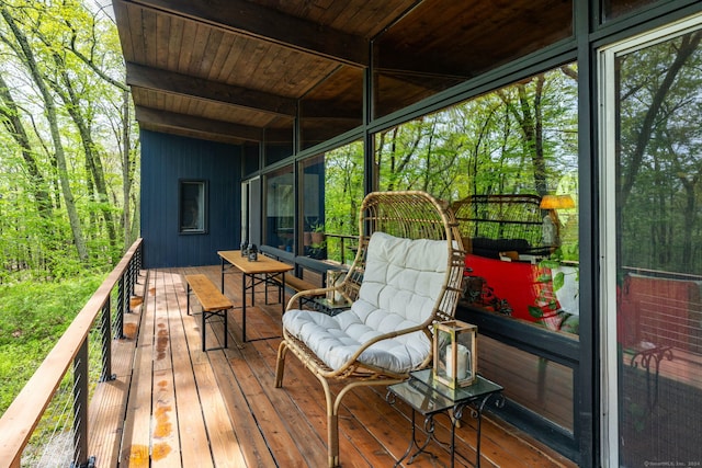 29 Lighthouse Rd, Woodbury, CT 06798 - view of wooden terrace