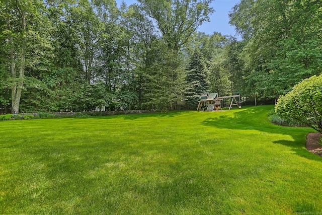 6 Winthrop Hls, Weston, CT 06883 - view of green lawn featuring a playground