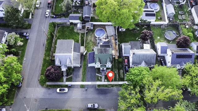 view of property location with nearby suburban area