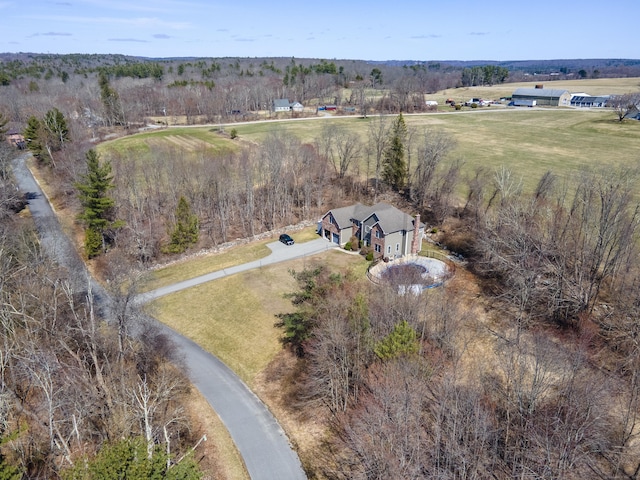 36 Olde Meadow Rd, Woodstock, CT 06281 - aerial view of property and surrounding area featuring rural landscape