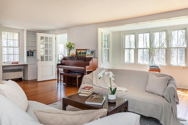 265 Housatonic River Rd, Salisbury, CT 06068 - living room with wood finished floors and radiator heating unit