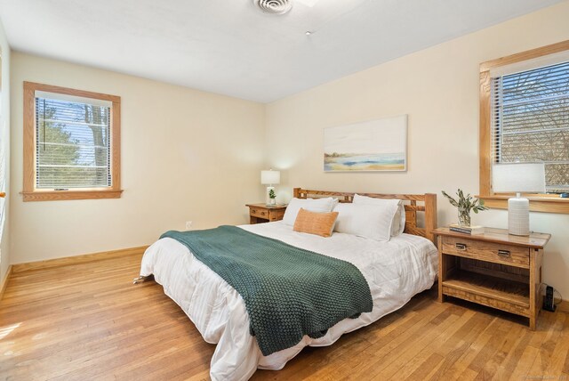 93 Lyman Rd, West Hartford, CT 06117 - bedroom featuring light wood-type flooring and visible vents