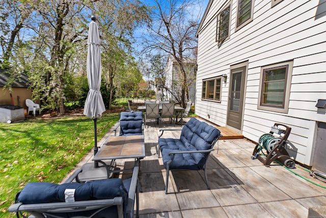 93 Lyman Rd, West Hartford, CT 06117 - view of patio / terrace with an outdoor living space and outdoor dining space