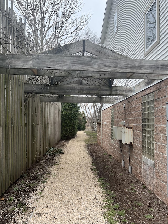 view of vehicle parking