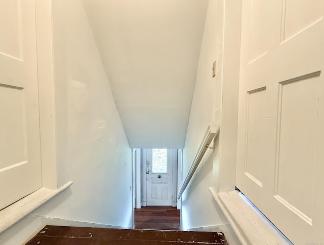 152 Partrick Ave, Norwalk, CT 06851 - stairway featuring wood finished floors