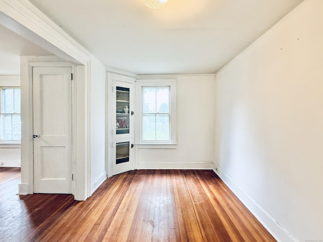 152 Partrick Ave, Norwalk, CT 06851 - unfurnished room featuring wood-type flooring and baseboards