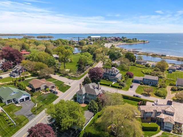 86 Tyler Ave, Groton, CT 06340 - aerial perspective of suburban area featuring a nearby body of water