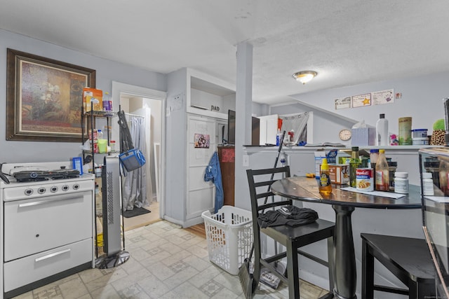 kitchen with gas range gas stove