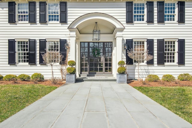 358 Lukes Wood Rd, New Canaan, CT 06840 - view of exterior entry