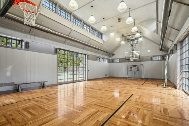 358 Lukes Wood Rd, New Canaan, CT 06840 - view of sport court with community basketball court
