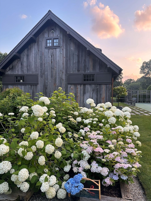 358 Lukes Wood Rd, New Canaan, CT 06840 - view of barn